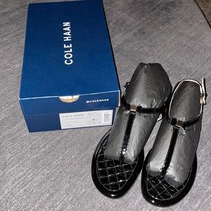 Brand New! Never Worn. Cole Haan sandal. Black.